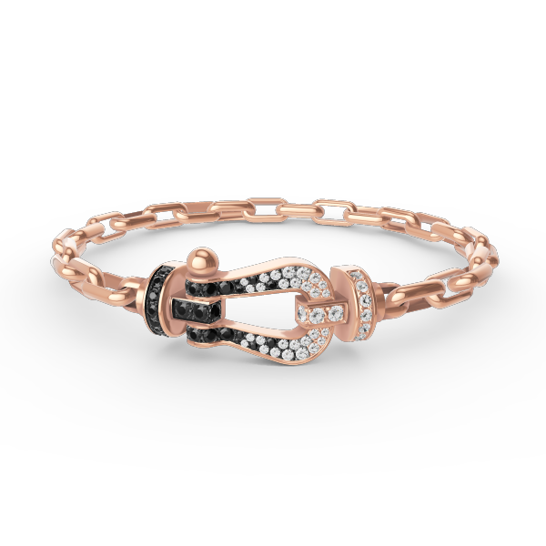 [Clara Jewels]FORCE LARGE HORSESHOE CLASP  METAL BRACELET