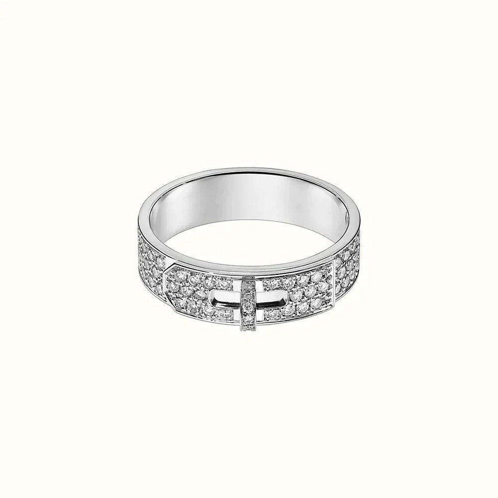 [Clara Jewels]KELLY SILVER DIAMOND RING