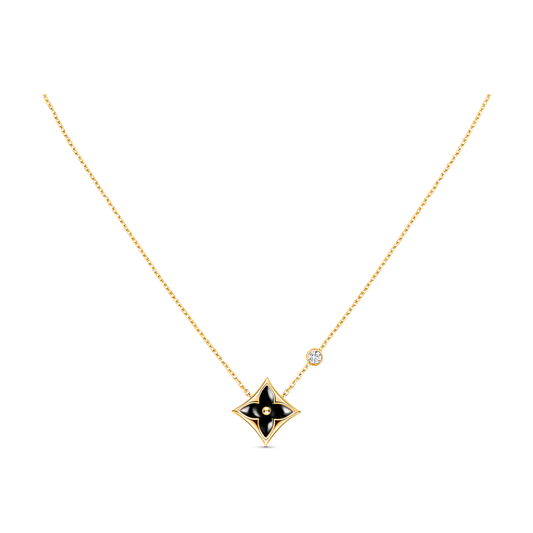 [Clara Jewels]STAR BLACK MOP NECKLACE