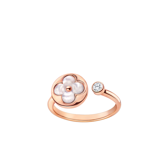 [Clara Jewels]SUN 1 DIAMOND PINK MOP RING
