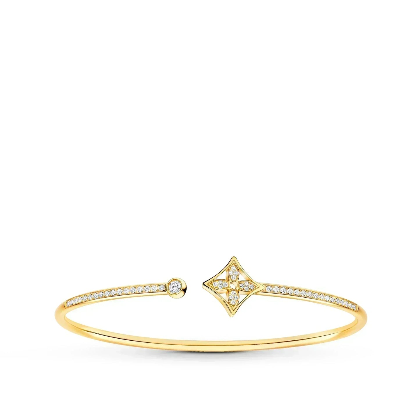 [Clara Jewels]IDYLLE GOLD OPEN BRACELET DIAMOND PAVED