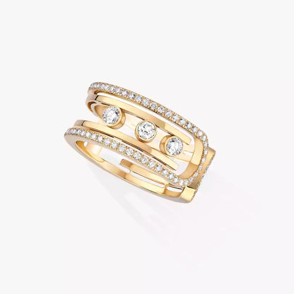 [Clara Jewely]Move 10th Diamond Ring in Gold