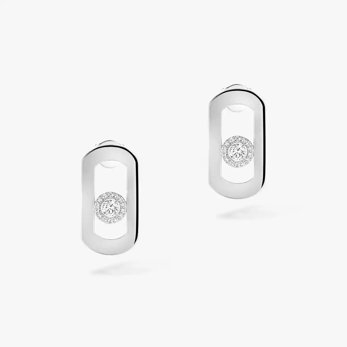 [Clara Jewely]So Move Diamond Earrings in Yellow Gold