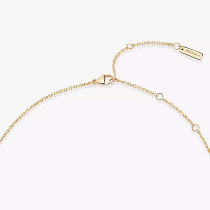 [Clara Jewely]Lucky Eye Diamond Necklace in Rose Gold and Turquoise
