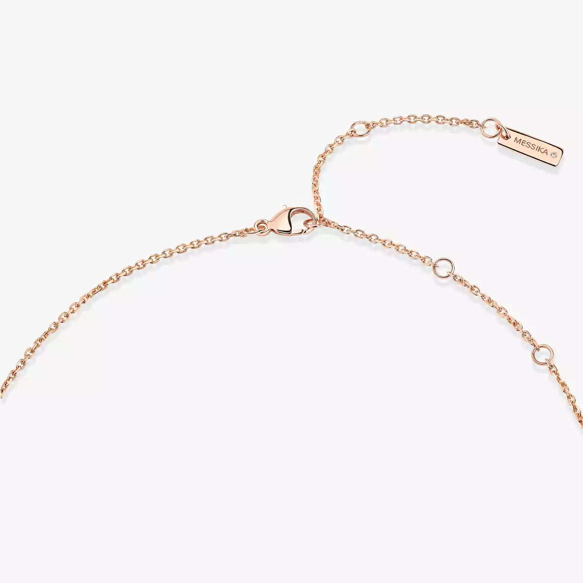 [Clara Jewely]Lucky Eye Diamond Necklace in Rose Gold and Turquoise