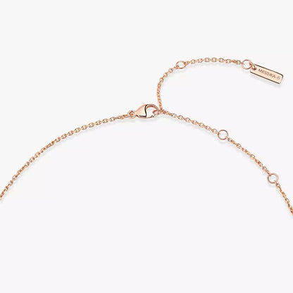 [Clara Jewely]Lucky Eye Diamond Necklace in Rose Gold and Turquoise