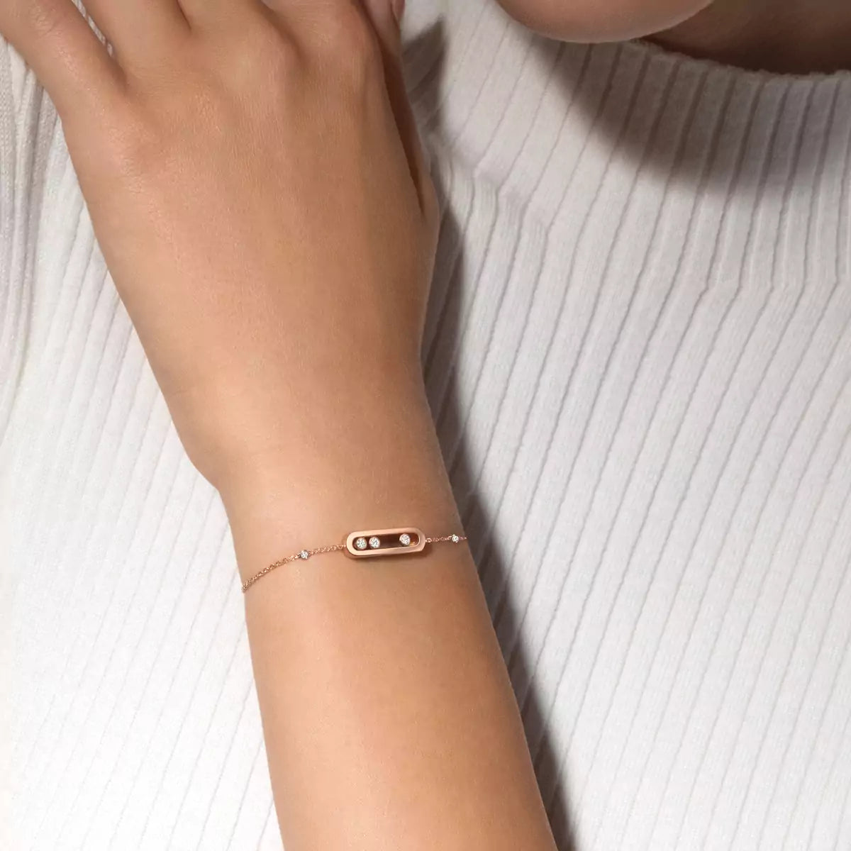 [Clara Jewely]Baby Move Diamond Bracelet