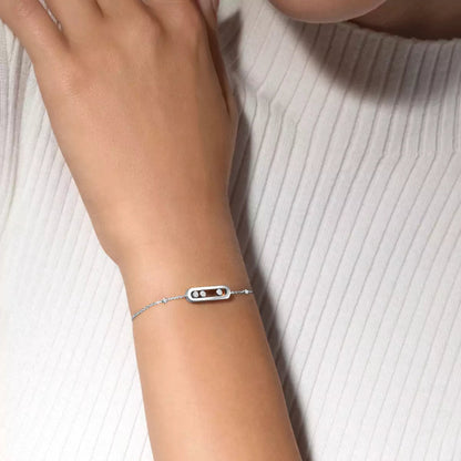 [Clara Jewely]Baby Move Diamond Bracelet
