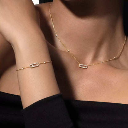 [Clara Jewely]Move Uno Necklace