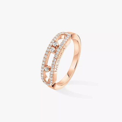 [Clara Jewely] Baby Move Gold Diamond Pave_ Ring
