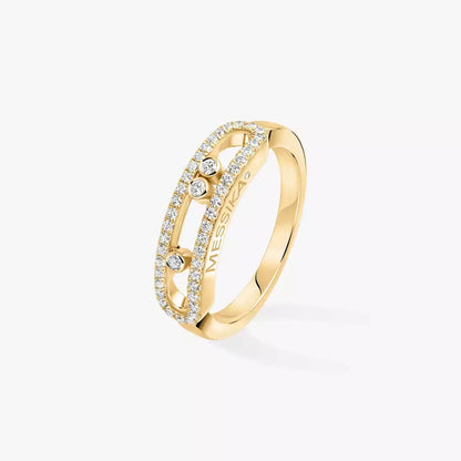[Clara Jewely] Baby Move Gold Diamond Pave_ Ring