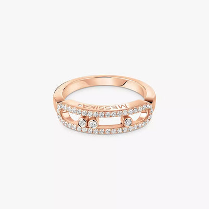 [Clara Jewely] Baby Move Gold Diamond Pave_ Ring