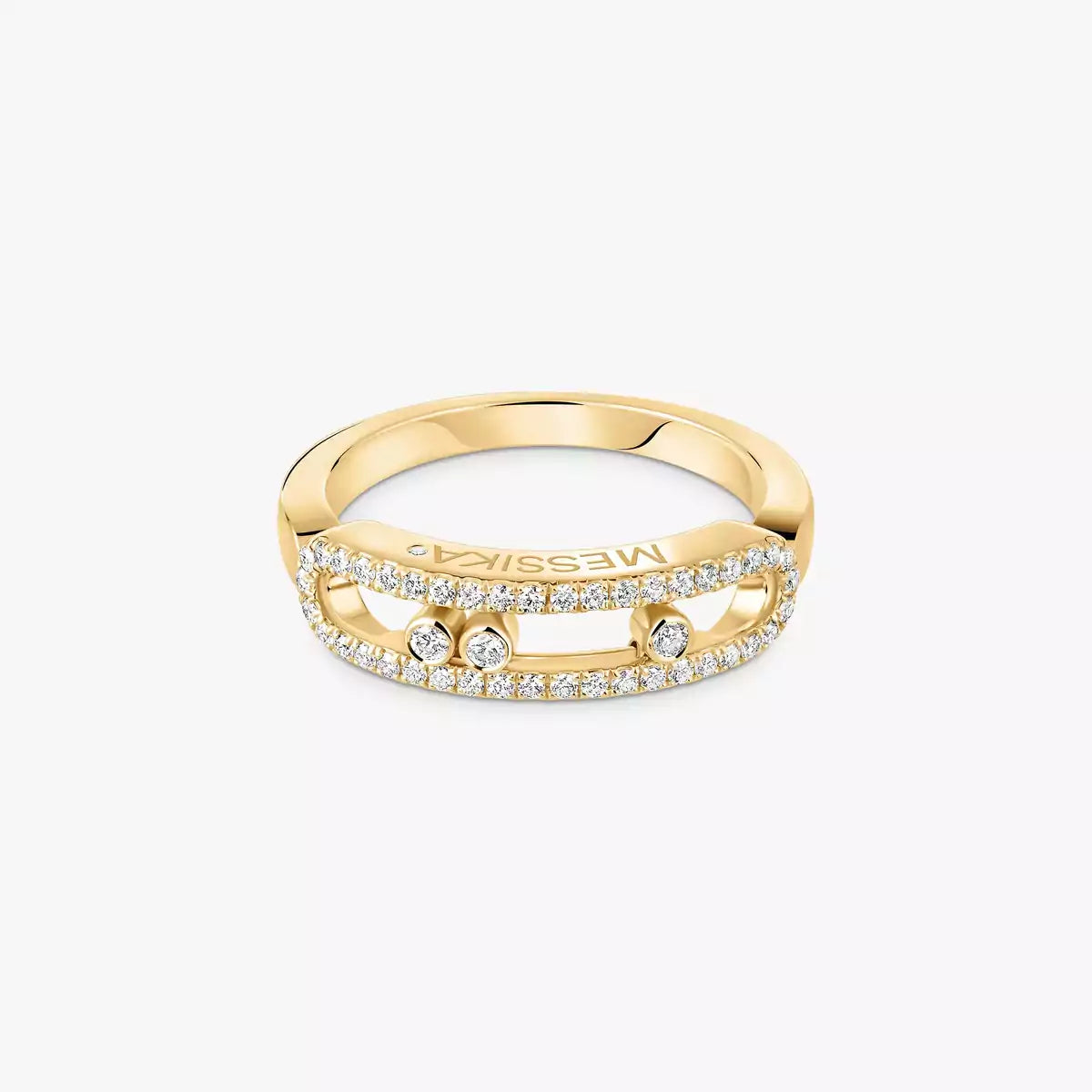 [Clara Jewely] Baby Move Gold Diamond Pave_ Ring