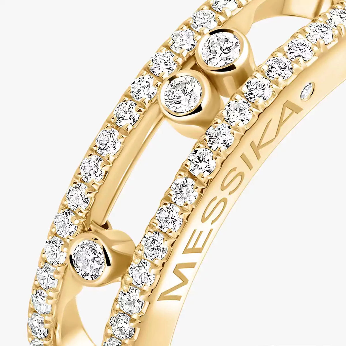 [Clara Jewely] Baby Move Gold Diamond Pave_ Ring