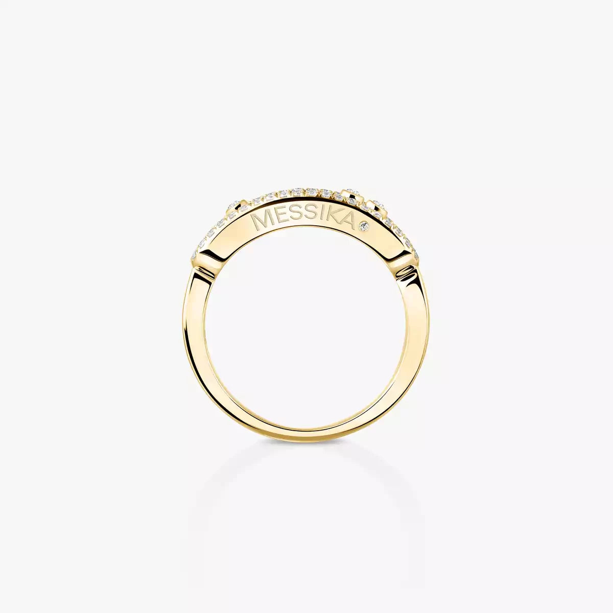 [Clara Jewely] Baby Move Gold Diamond Pave_ Ring