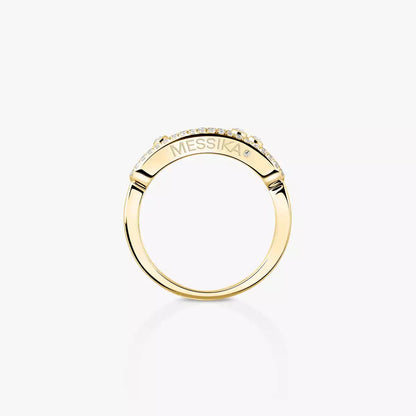 [Clara Jewely] Baby Move Gold Diamond Pave_ Ring