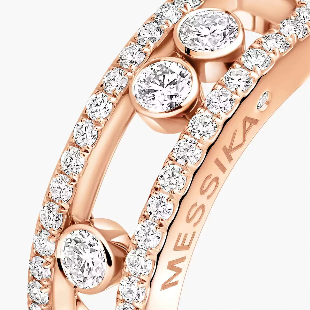 [Clara Jewely] Move Gold Diamond Pave_ Ring