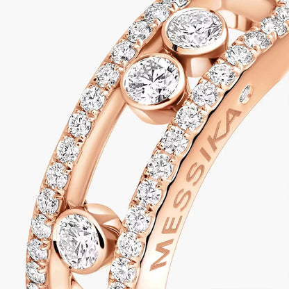 [Clara Jewely] Move Gold Diamond Pave_ Ring