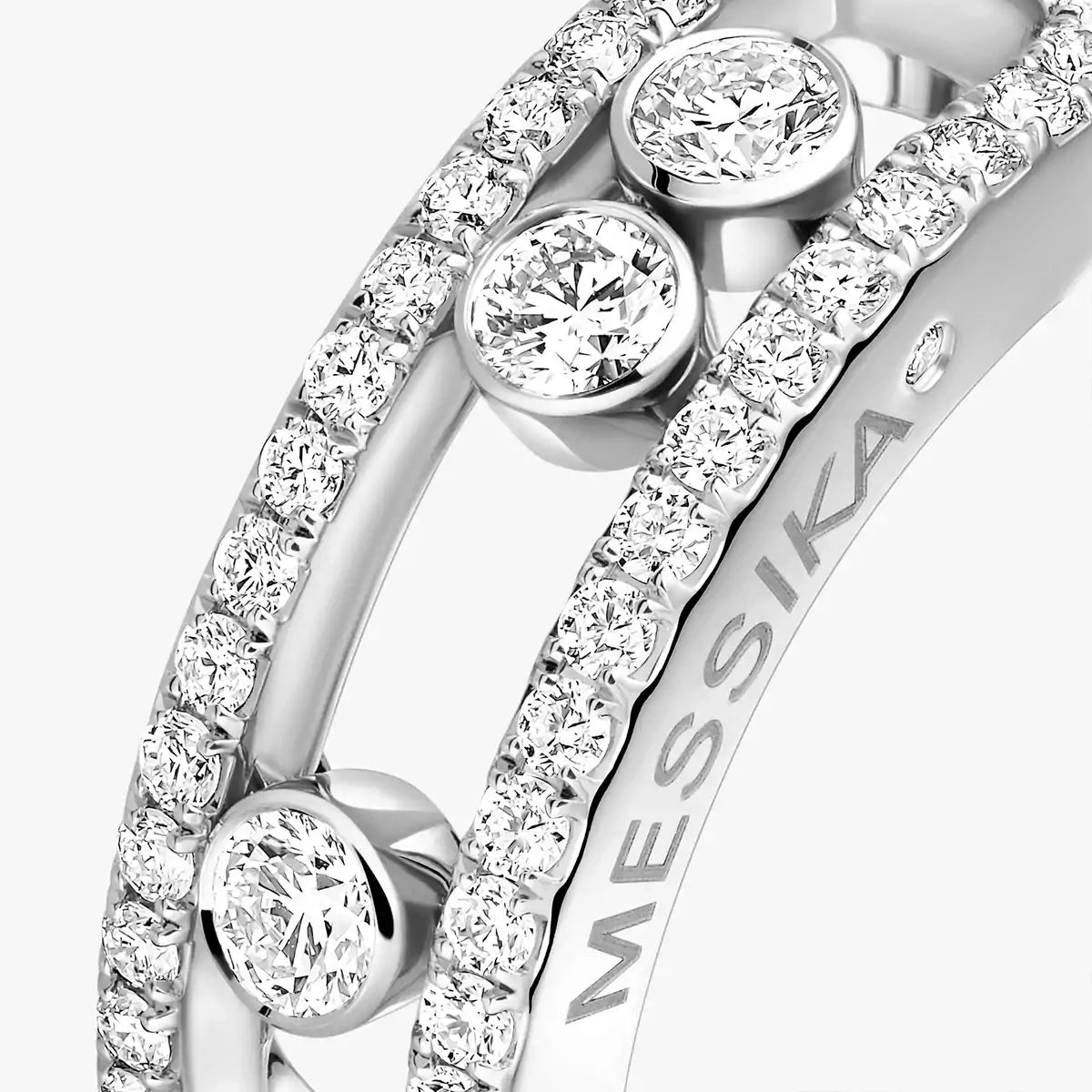 [Clara Jewely] Move Gold Diamond Pave_ Ring