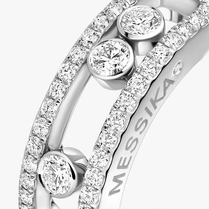[Clara Jewely] Move Gold Diamond Pave_ Ring
