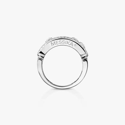 [Clara Jewely] Move Gold Diamond Pave_ Ring