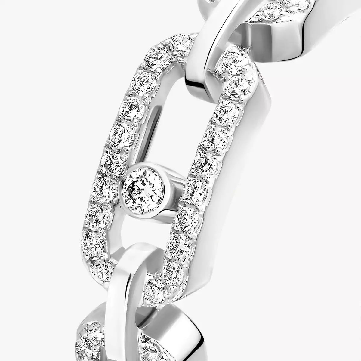 [Clara Jewely]Move Link Pave_-Set Diamond Ring in Gold