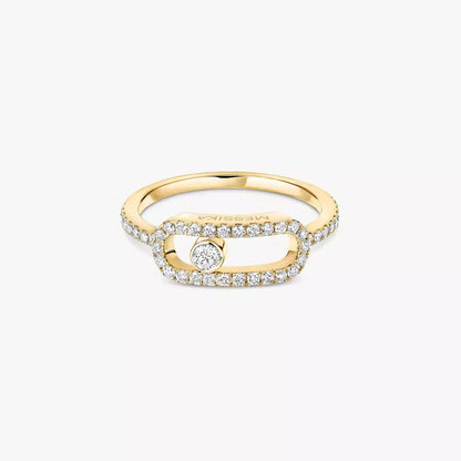 [Clara Jewely]Move Uno Diamond Ring in Gold
