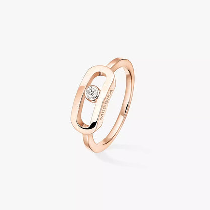 [Clara Jewely]Move Uno Diamond Ring in Gold
