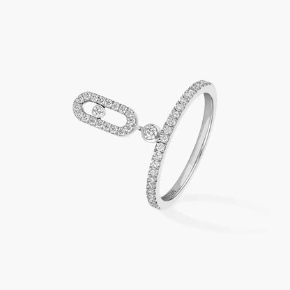 [Clara Jewely]Move Uno Diamond Ring