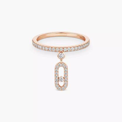 [Clara Jewely]Move Uno Diamond Ring