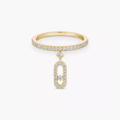 [Clara Jewely]Move Uno Diamond Ring