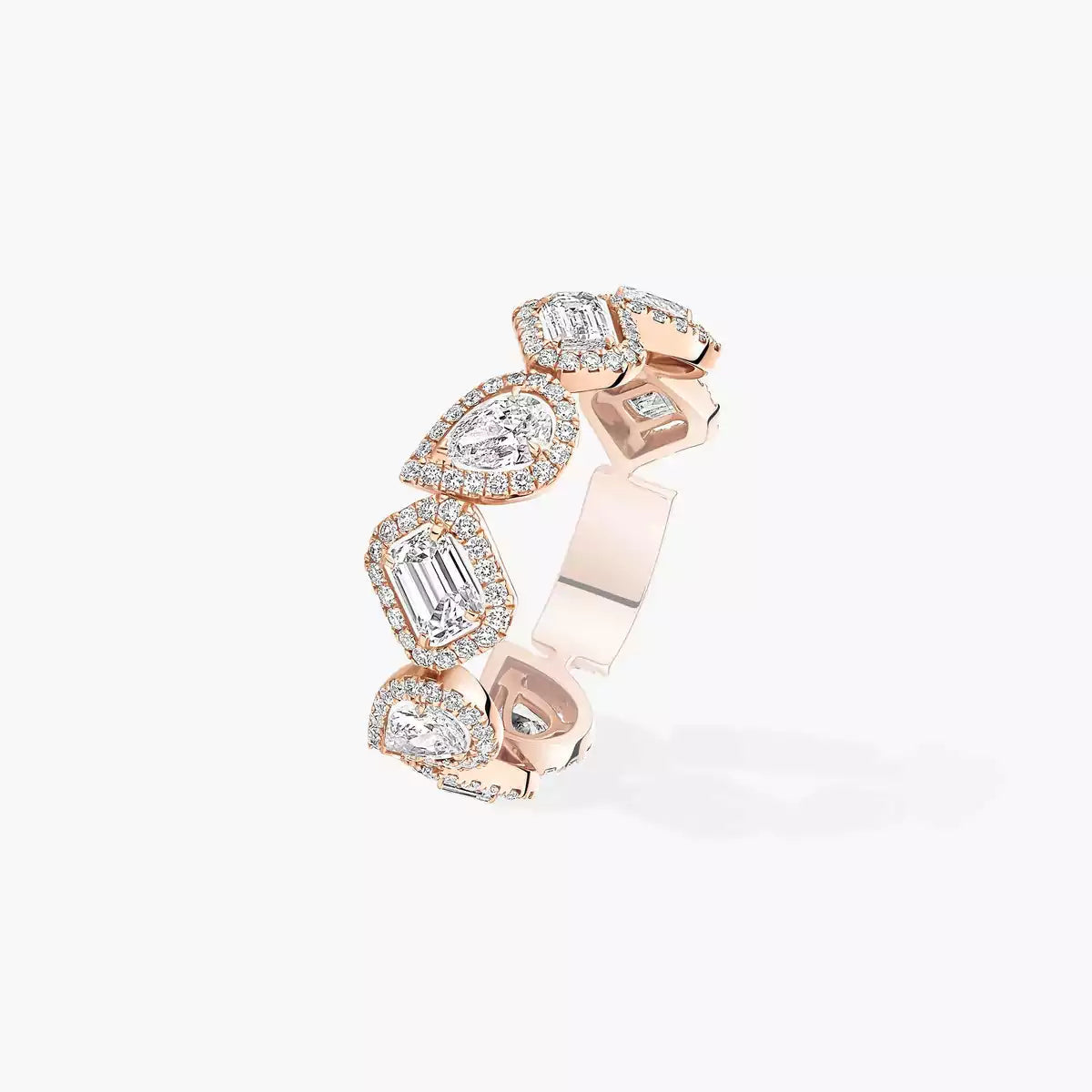[Clara Jewely]Diamond Wedding Ring My Twin