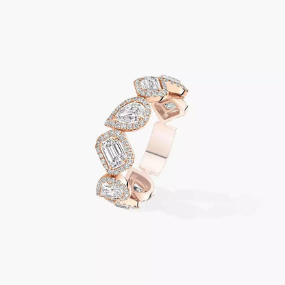[Clara Jewely]Diamond Wedding Ring My Twin