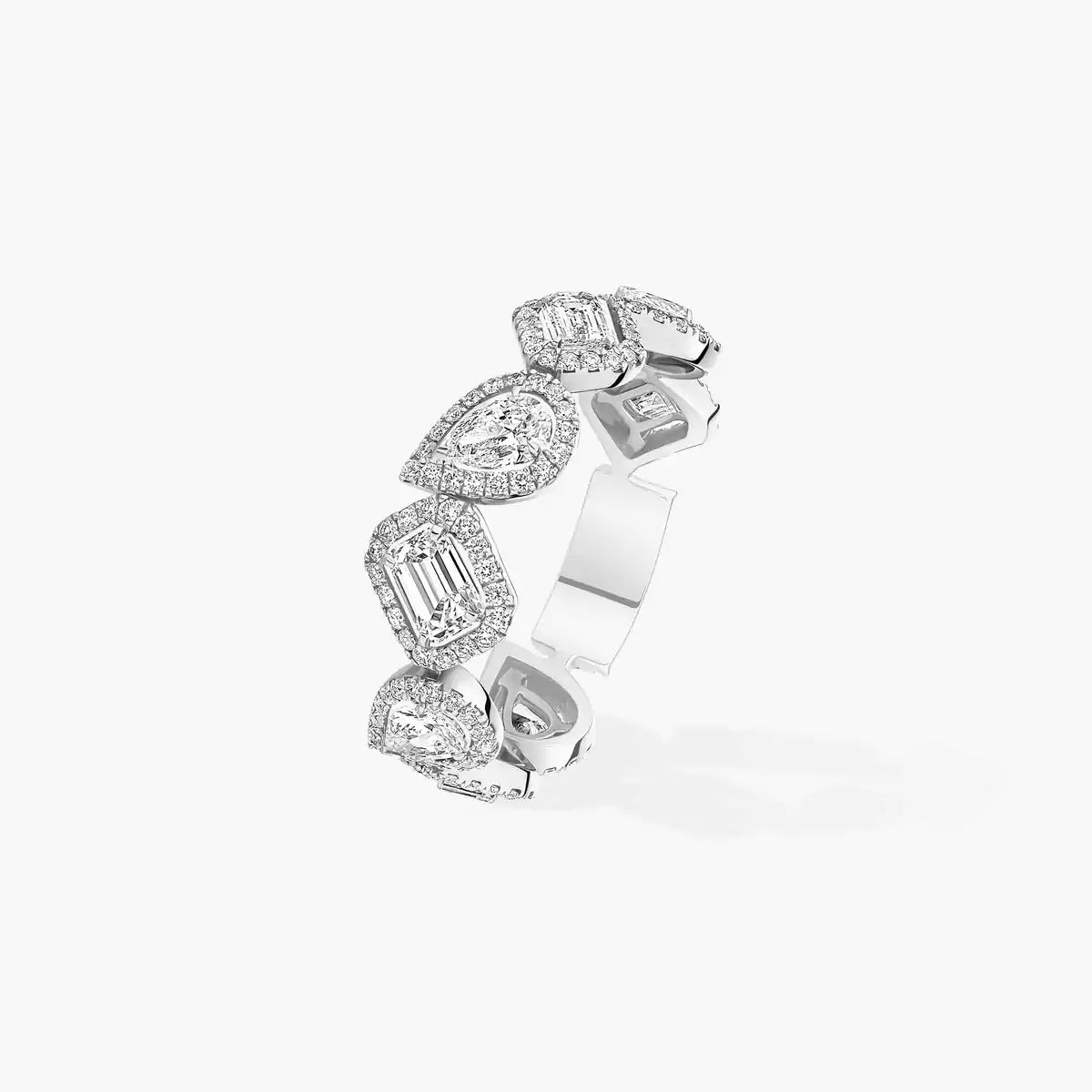 [Clara Jewely]Diamond Wedding Ring My Twin
