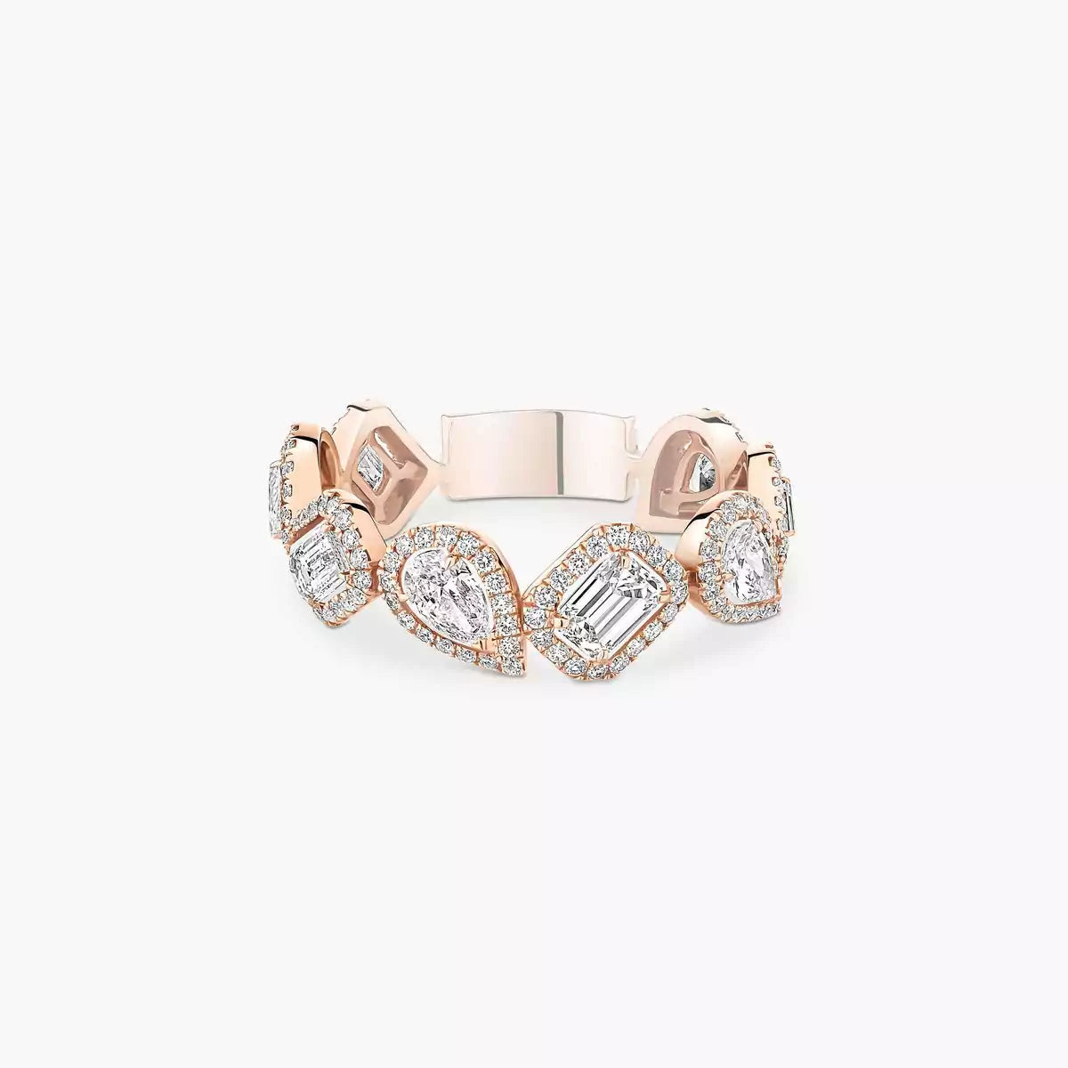 [Clara Jewely]Diamond Wedding Ring My Twin