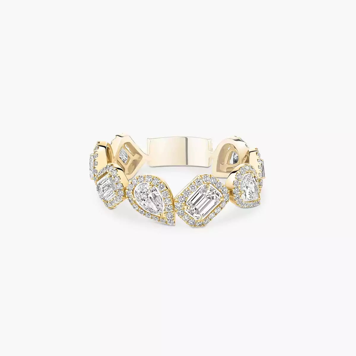 [Clara Jewely]Diamond Wedding Ring My Twin