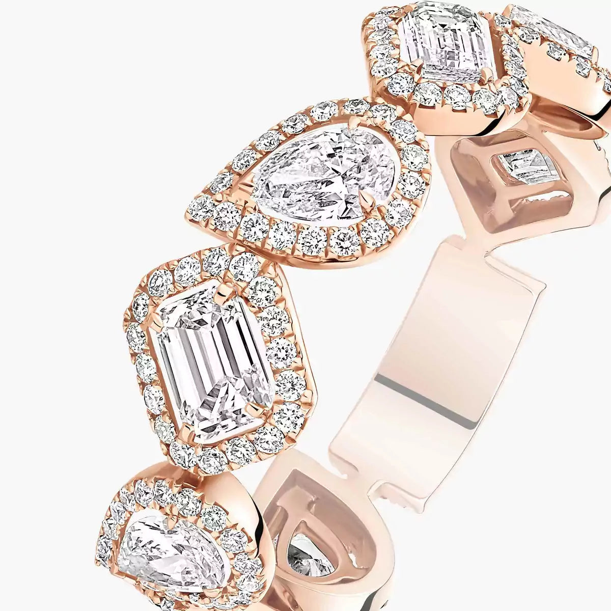 [Clara Jewely]Diamond Wedding Ring My Twin