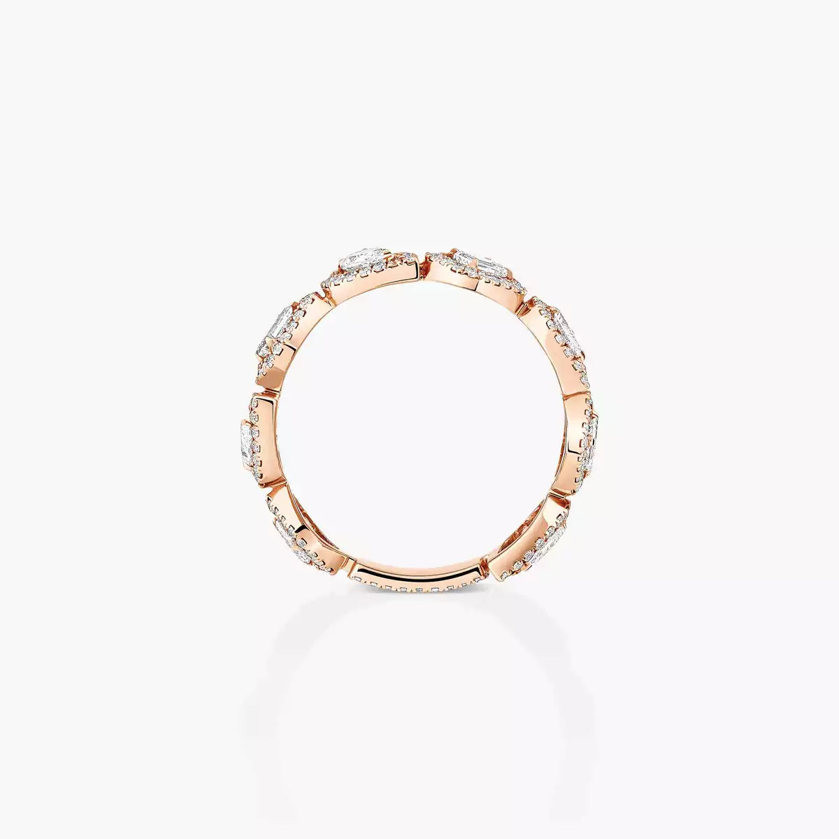 [Clara Jewely]Diamond Wedding Ring My Twin