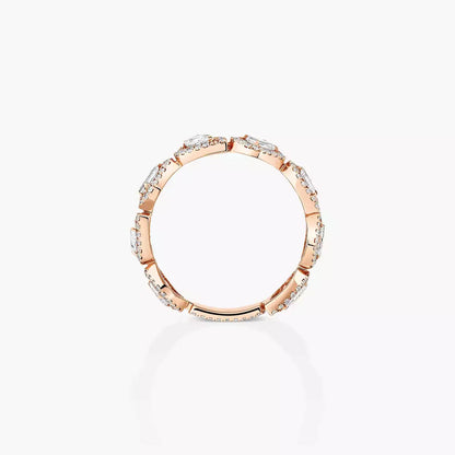 [Clara Jewely]Diamond Wedding Ring My Twin