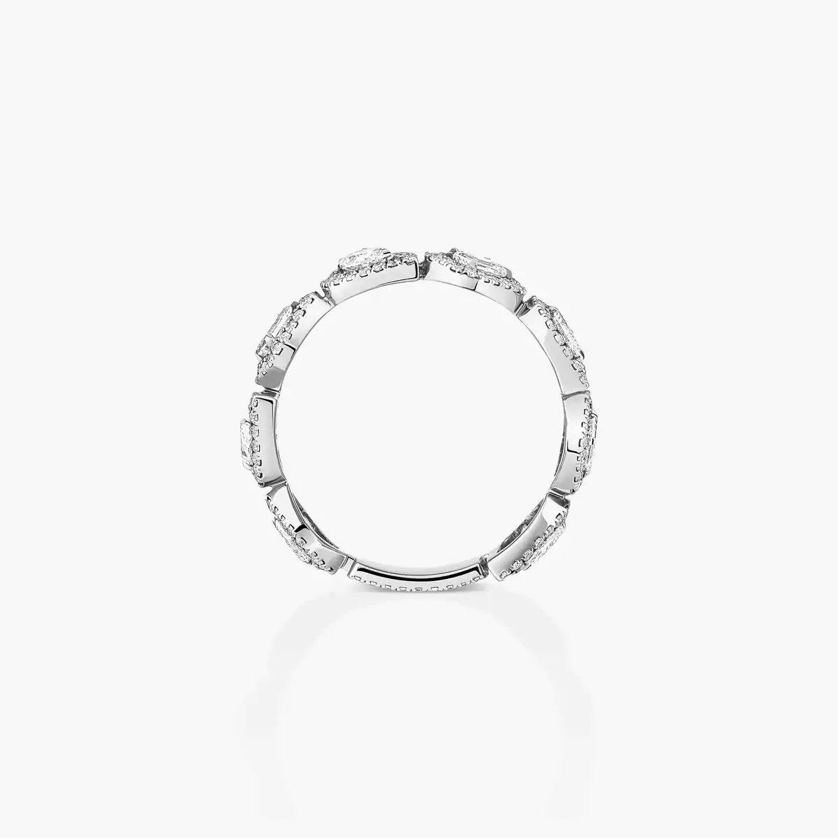 [Clara Jewely]Diamond Wedding Ring My Twin