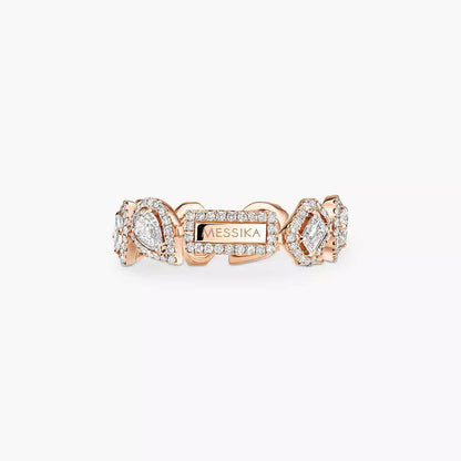 [Clara Jewely]Diamond Wedding Ring My Twin