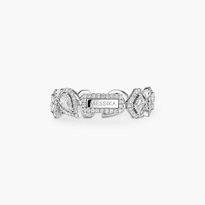 [Clara Jewely]Diamond Wedding Ring My Twin