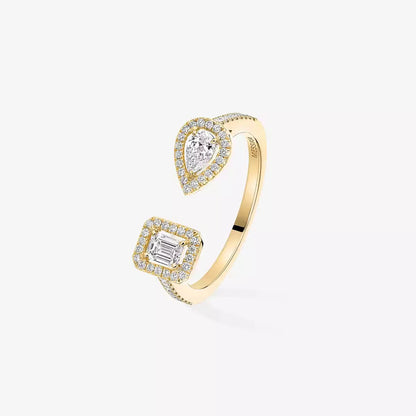 [Clara Jewely]My Twin Toi Gold Diamond Ring