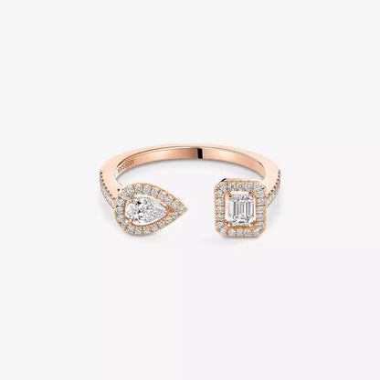 [Clara Jewely]My Twin Toi Gold Diamond Ring