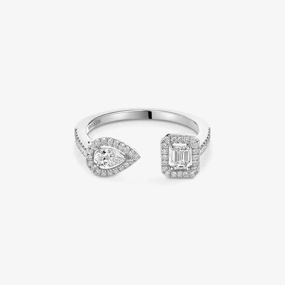 [Clara Jewely]My Twin Toi Gold Diamond Ring