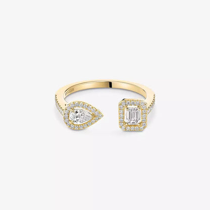 [Clara Jewely]My Twin Toi Gold Diamond Ring