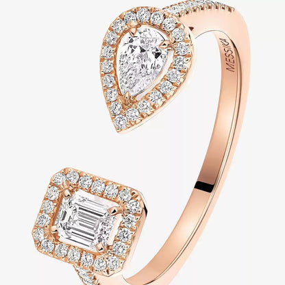 [Clara Jewely]My Twin Toi Gold Diamond Ring