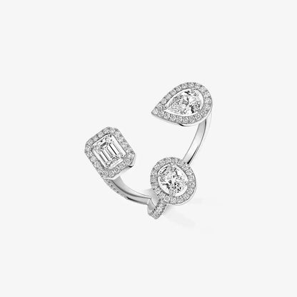 [[Clara Jewely] Diamond Ring 0,25ct My Twin Trilogy