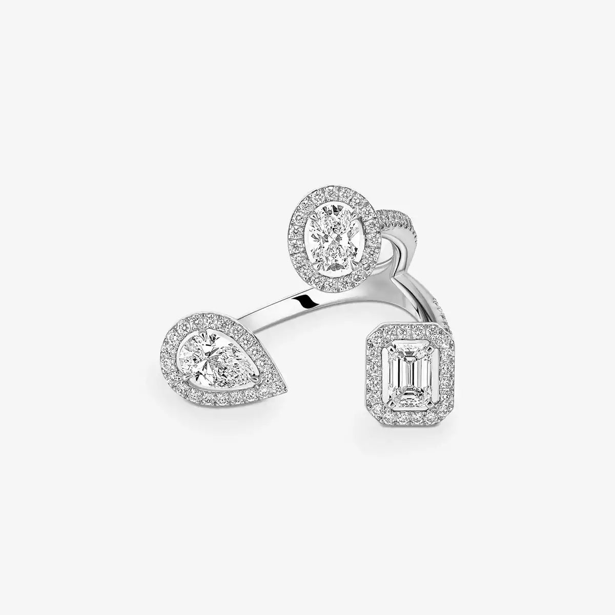 [[Clara Jewely] Diamond Ring 0,25ct My Twin Trilogy