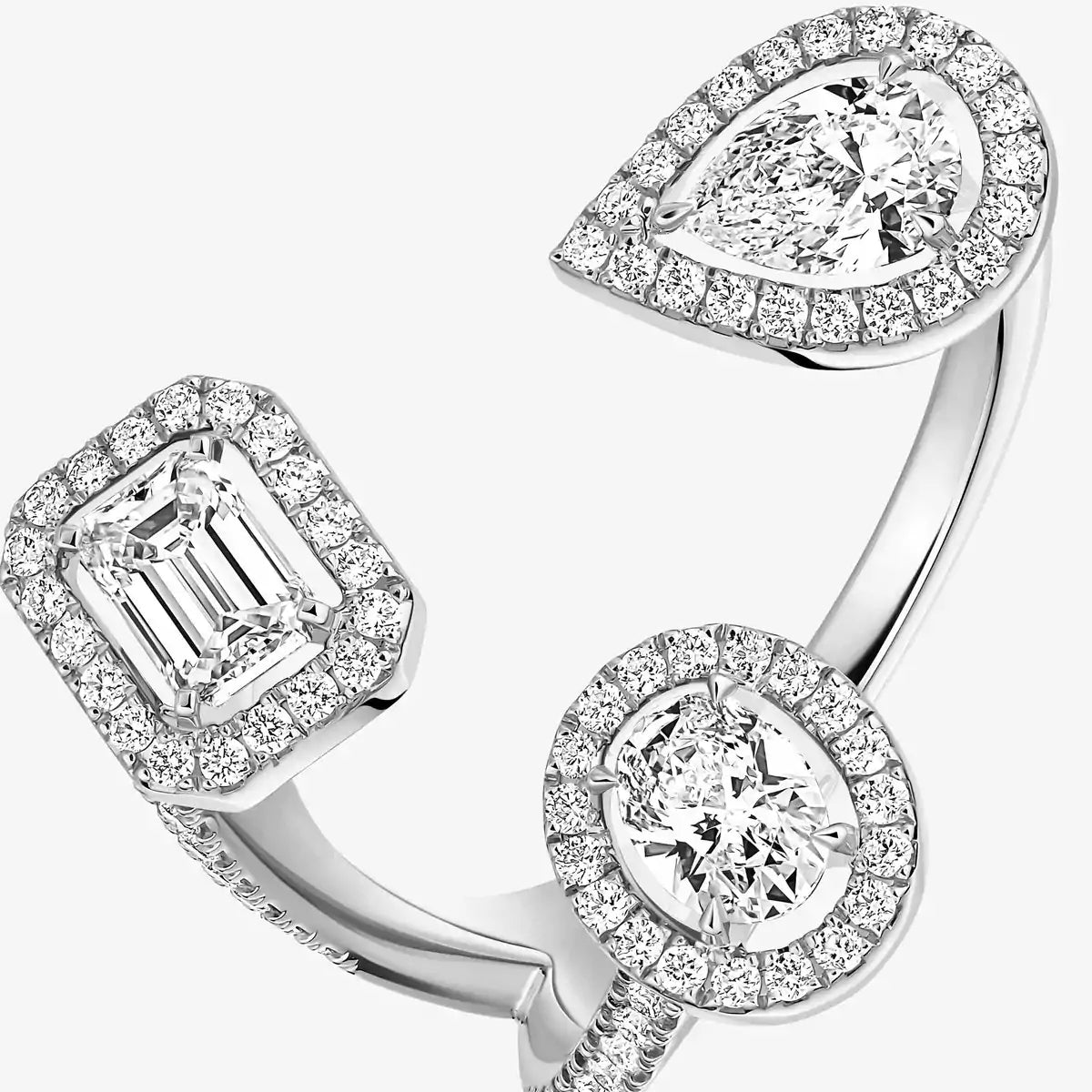 [[Clara Jewely] Diamond Ring 0,25ct My Twin Trilogy